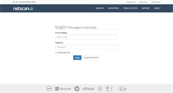 Desktop Screenshot of my.netscanhosting.com